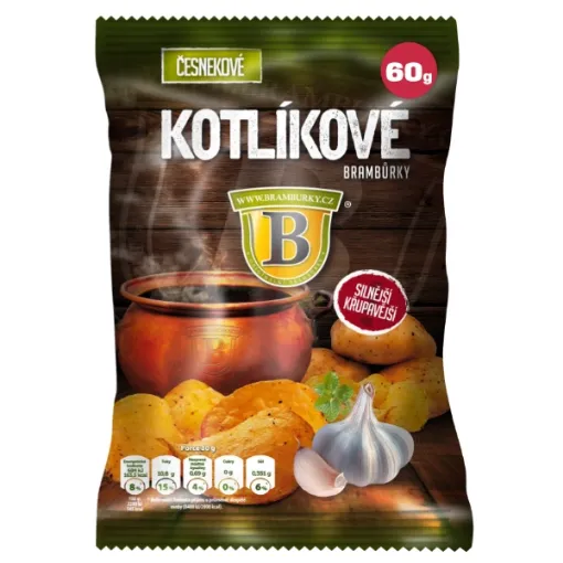 BramburkyCZ Kotlíkové 60g Česnekové