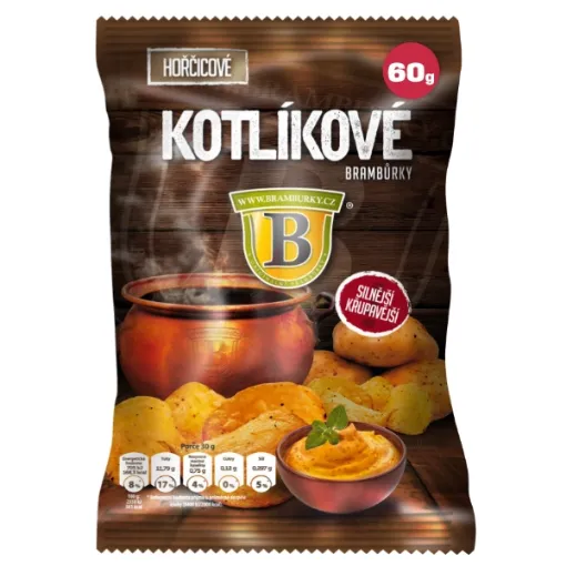 BramburkyCZ Kotlíkové 60g Hořčice