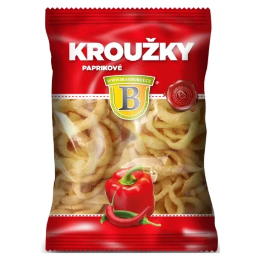 BramburkyCZ Kroužky 50g Paprikové