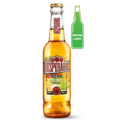 Desperados Sklo 0,33L 5,9% VRATNÉ LÁHVE